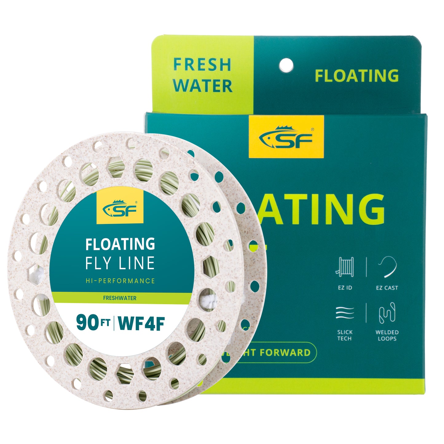 SF Fly Fishing Floating Line (Moss Green) – Sunshine Fishing Store