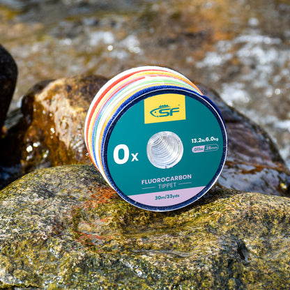 SF Clear Fluorocarbon Fly Fishing Tippet Line
