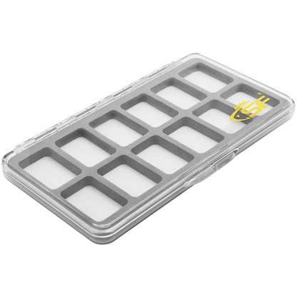 SF Slim Floatable Fly Box Super Thin Clear Multi Magnetic 6/12/18 Compartments