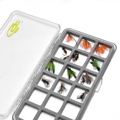SF Slim Floatable Fly Box Super Thin Clear Multi Magnetic 6/12/18 Compartments