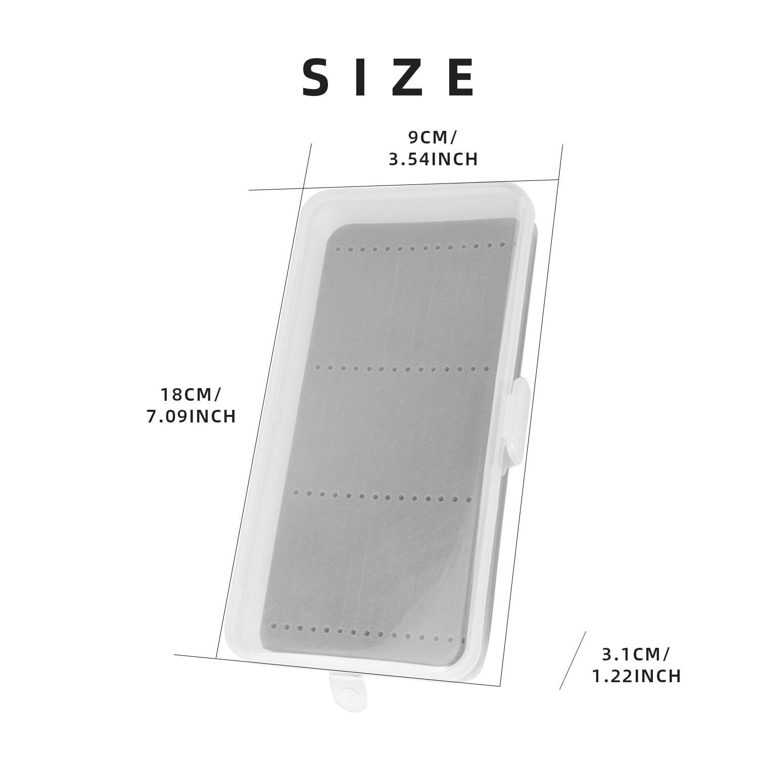 SF Super Slim Fly Fishing Trout Flies Fly Box