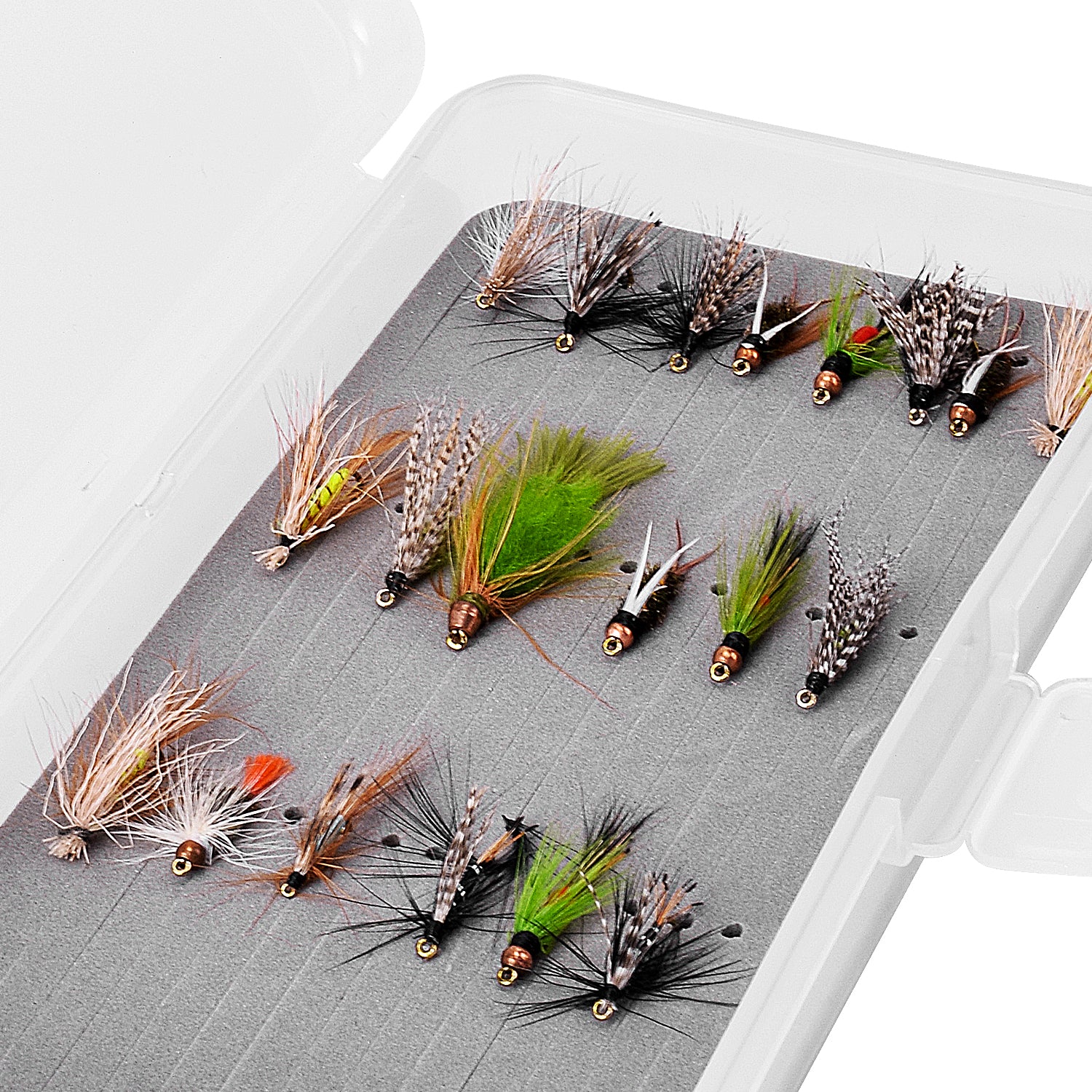 Outdoor Spinner Lure Box Portable Fish Hooks, Fly Lure, Spoon Bait, Foam Box,  Trout Flies, Fishook, Hard EVA Storage Case For Fly Fishing From Keng05,  $4.85