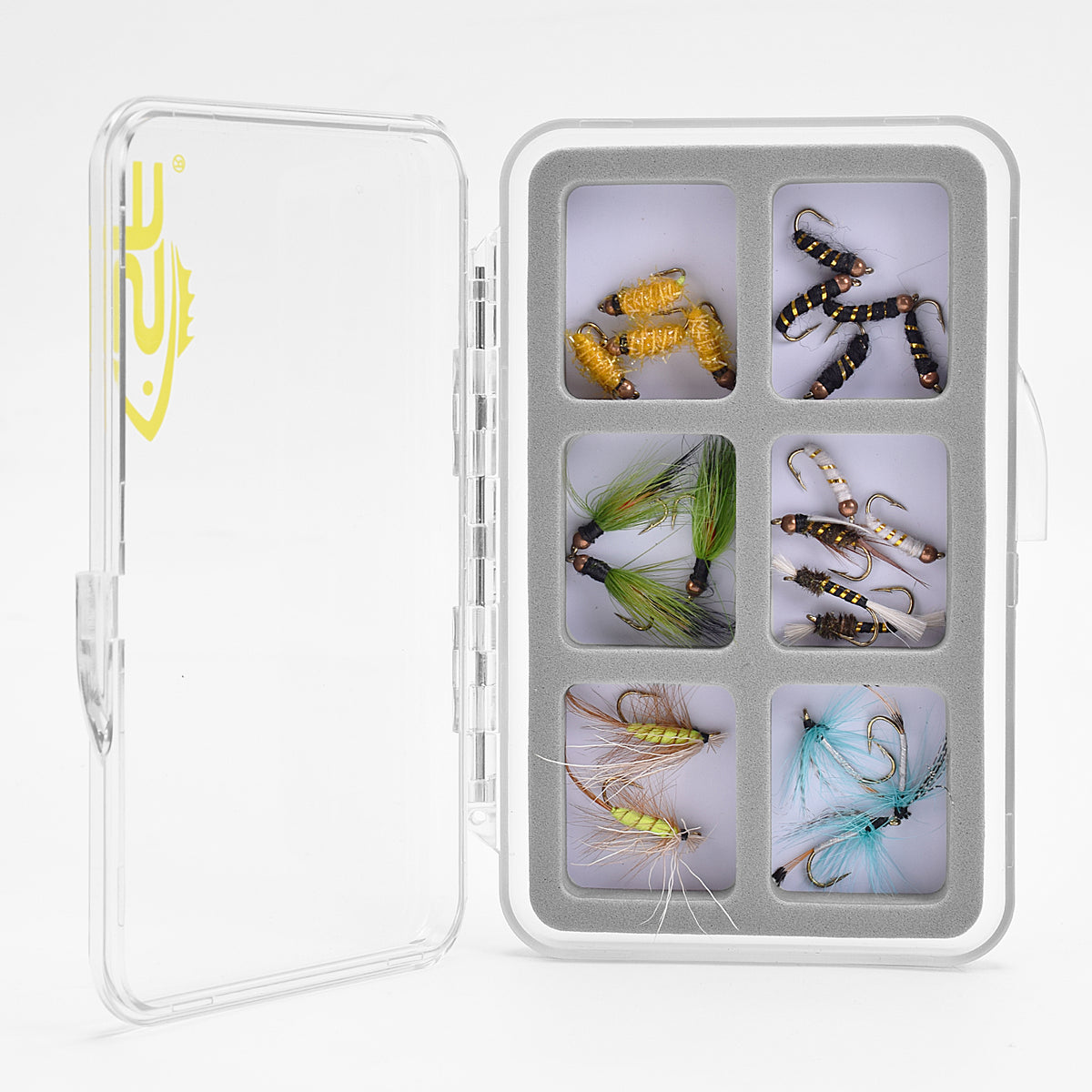 SF Slim Floatable Fly Box Super Thin Clear Multi Magnetic 6/12/18 Compartments