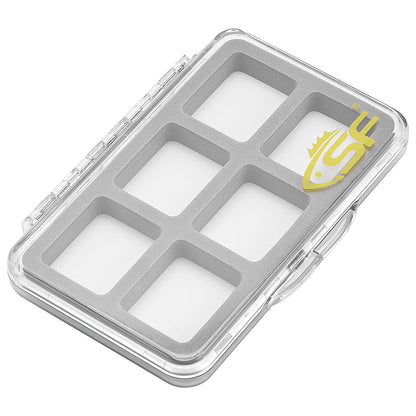 SF Slim Floatable Fly Box Super Thin Clear Multi Magnetic 6/12/18 Compartments
