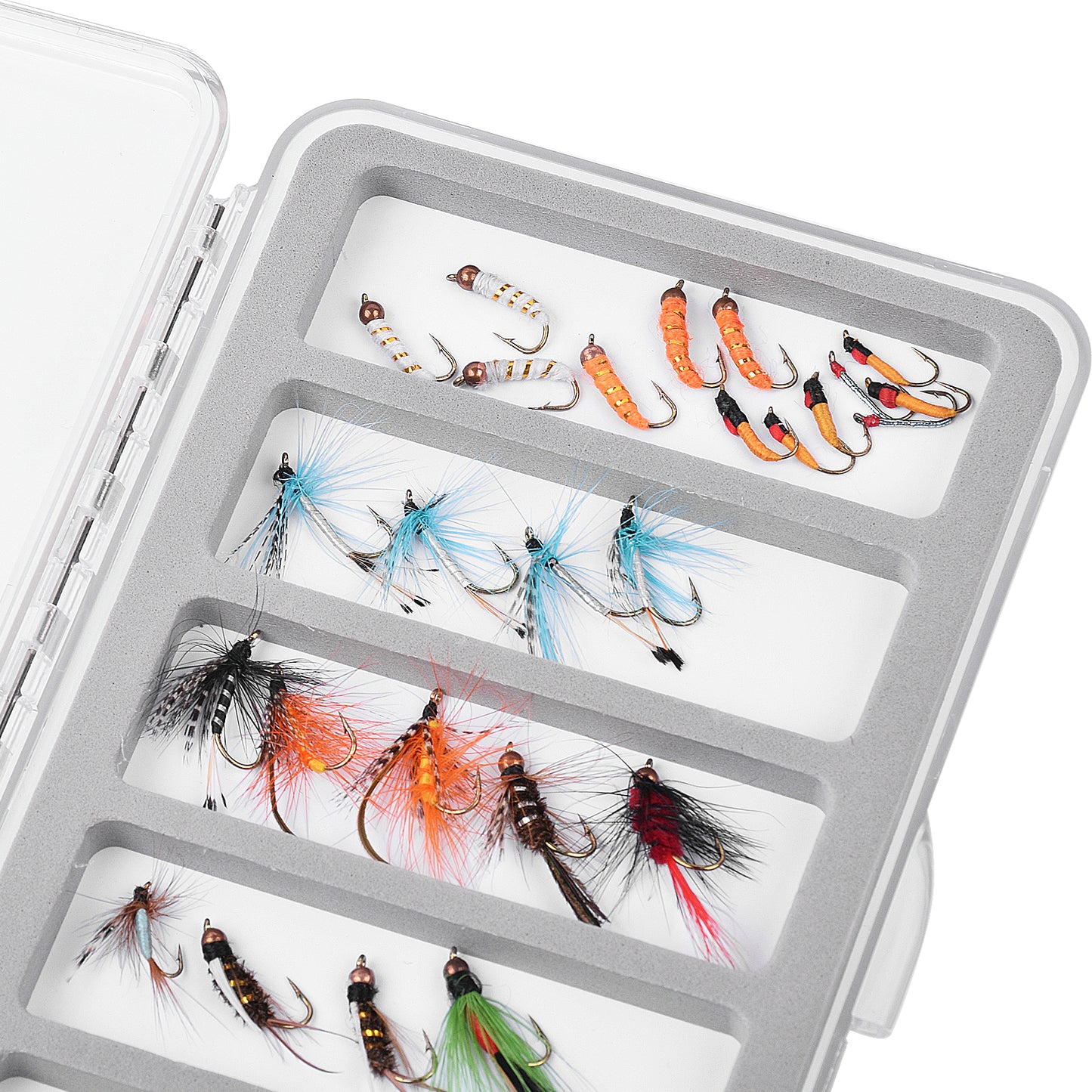 SF Slim Floatable Fly Box Super Thin Clear Multi Magnetic