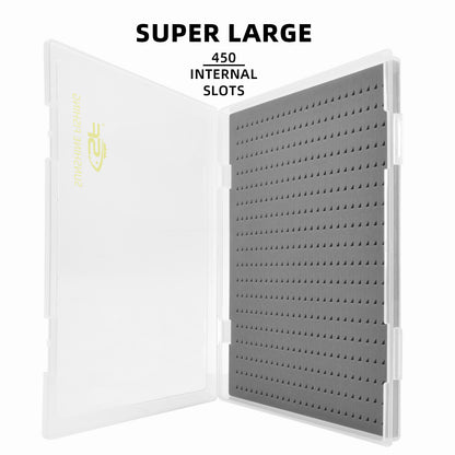 SF Collection Fly Boxes Clear Fly Fishing Box A4 Extra Large Capacity