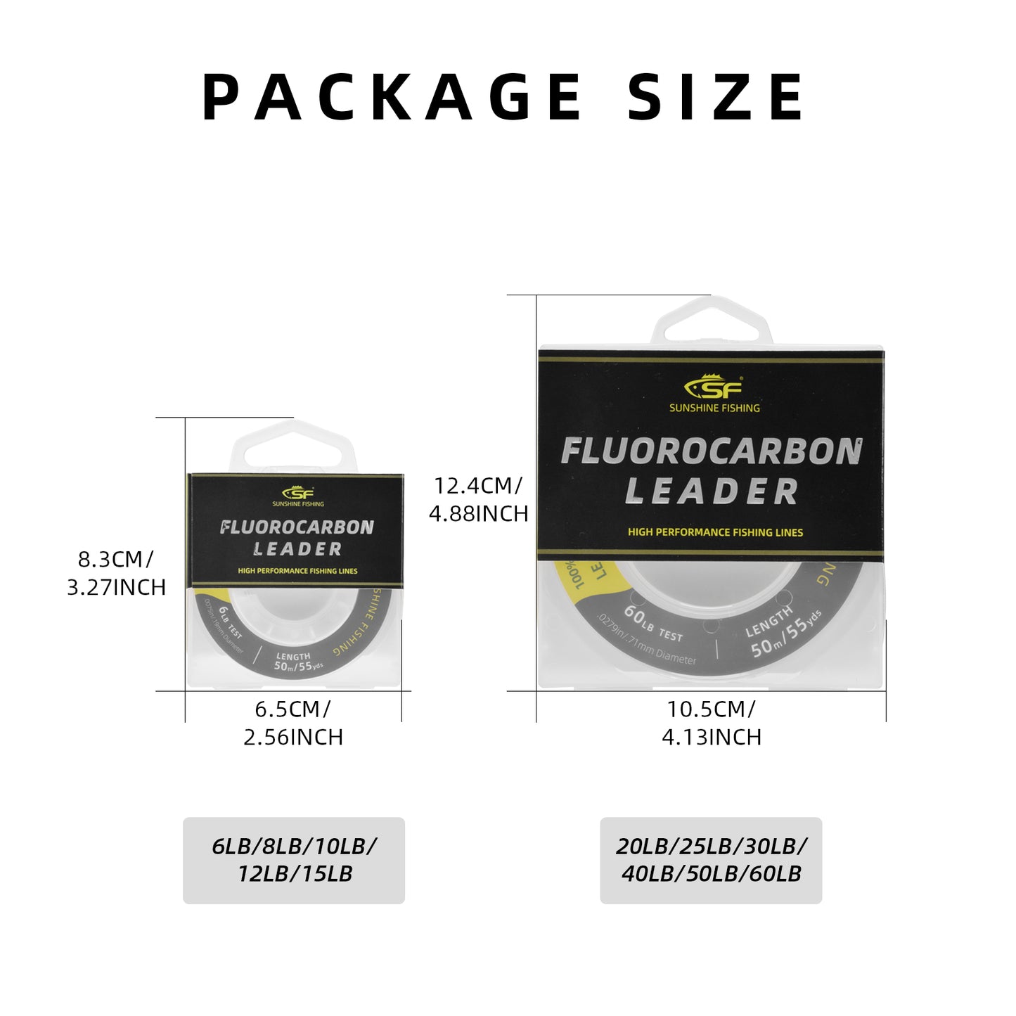 SF 100% Pure Fluorocarbon Leader