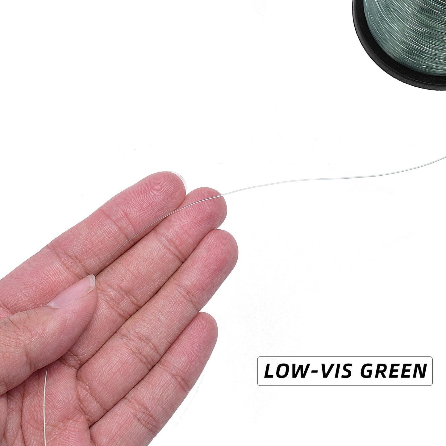 SF Monofilament Fishing Line with Spool 8/10/12/15/20/25/30/40/50/60/80/100LB Clear/Green