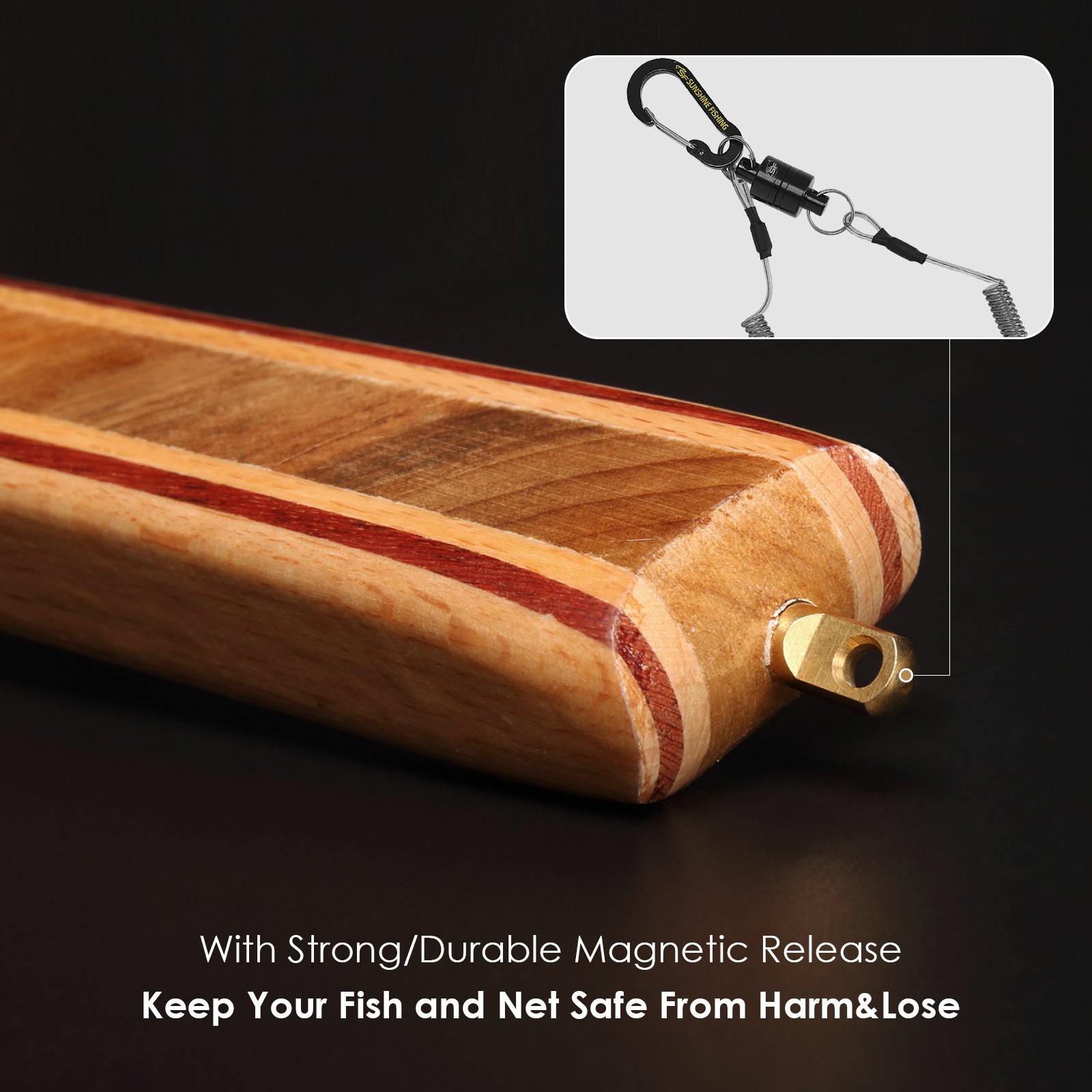 SF Fly Fishing Landing Rubber Net Tear Drop
