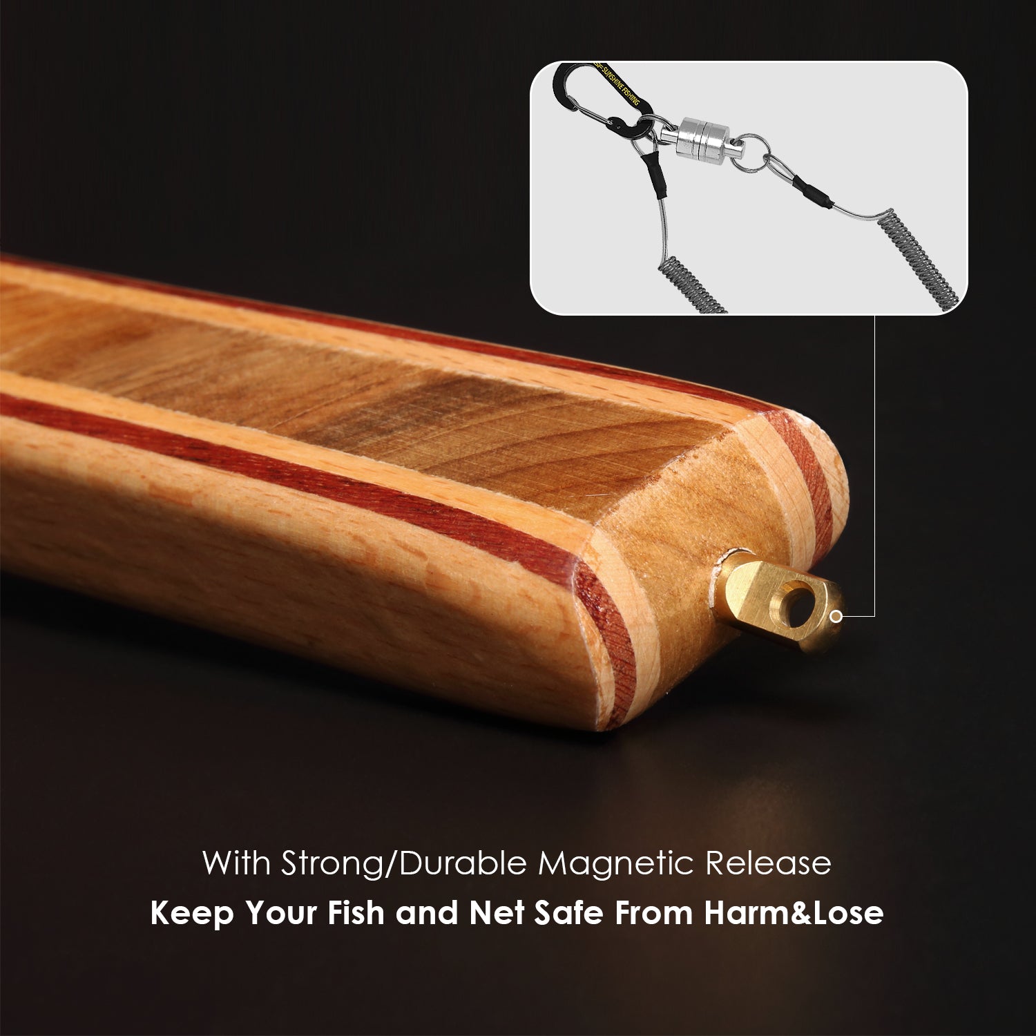 SF Fly Fishing Landing Rubber Net Tear Drop
