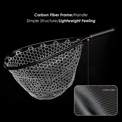 SF Fly Fishing Stealth Carbon Fiber Landing Net (Large)