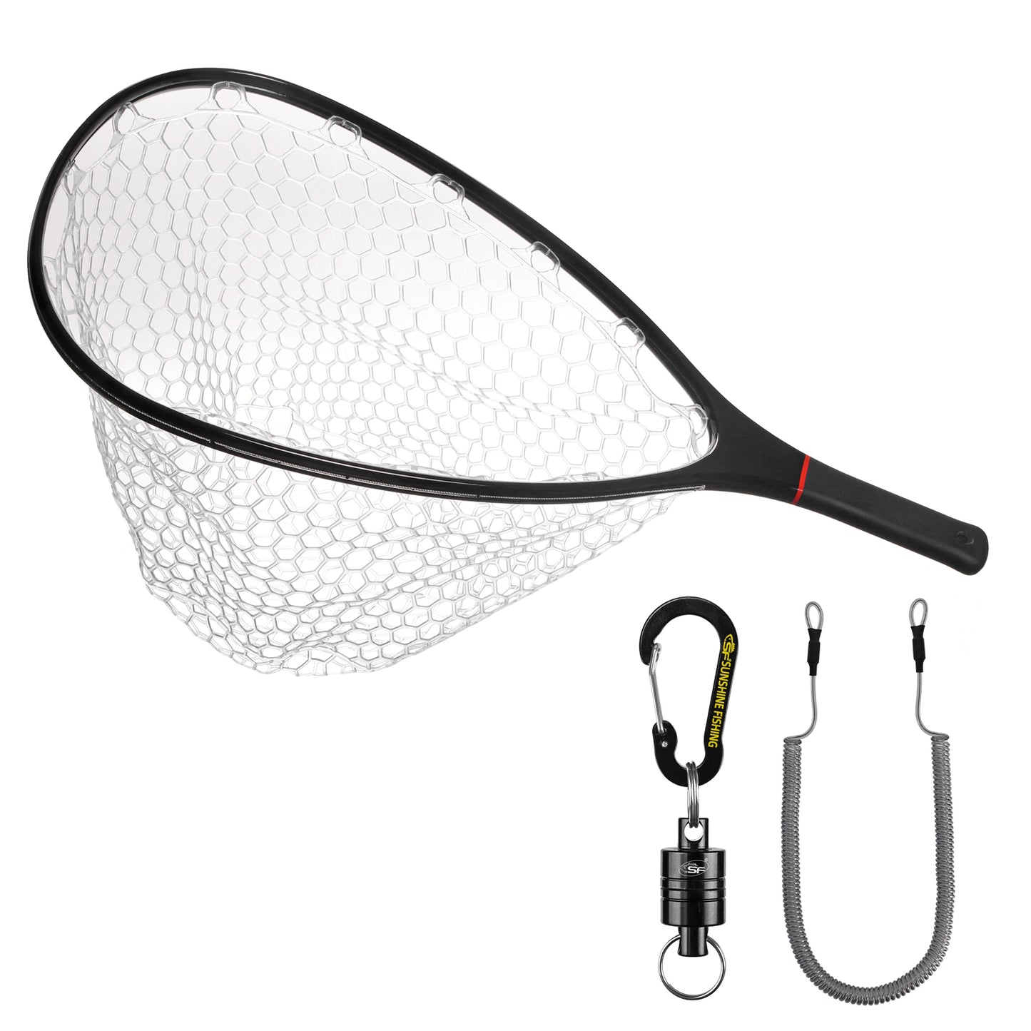 SF Fly Fishing Stealth Carbon Fiber Landing Net (Large)