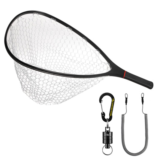 SF Fly Fishing Stealth Carbon Fiber Landing Net (Large)