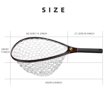 SF Fly Fishing Stealth Carbon Fiber Landing Net (small)