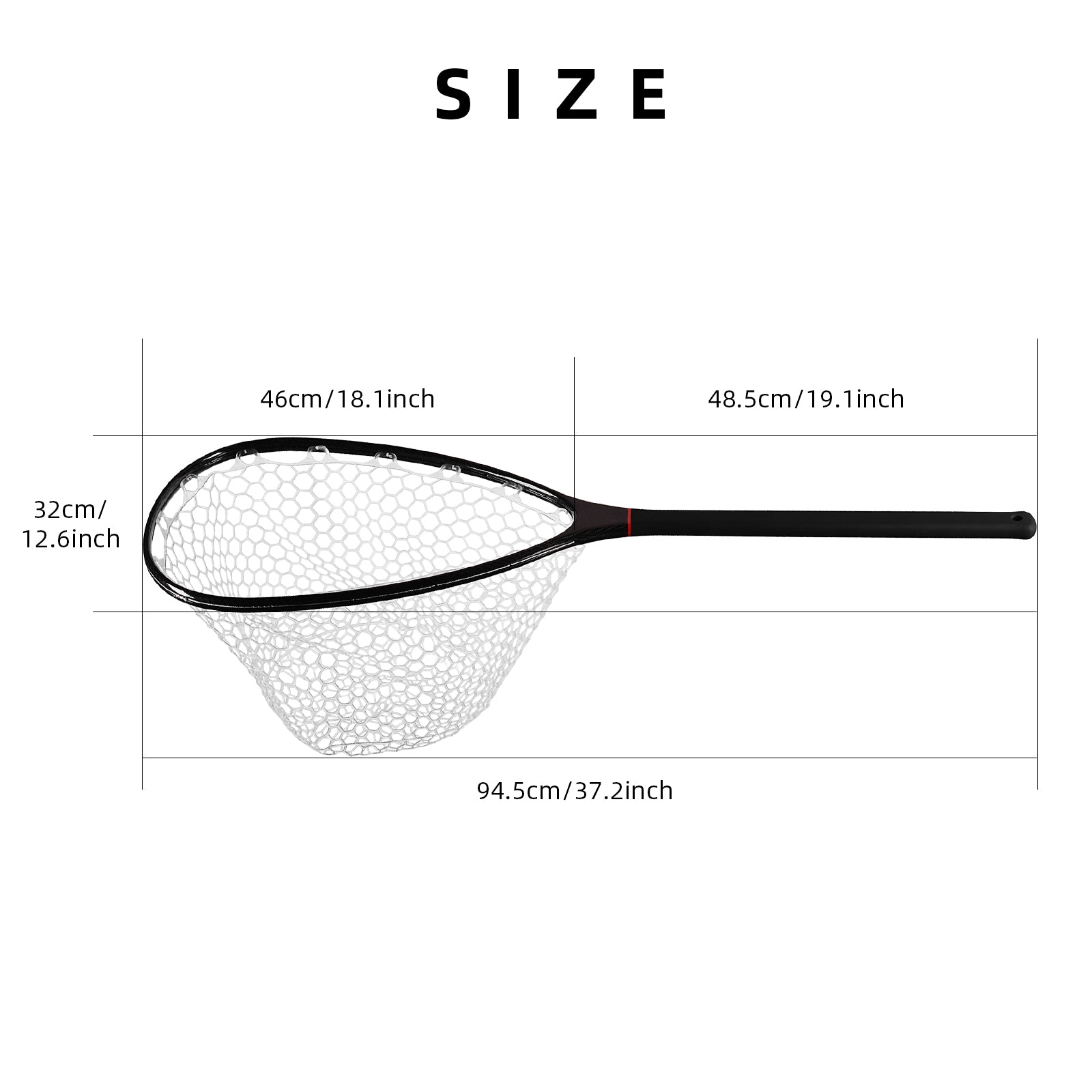 SF Mid Size Carbon Fishing Landing Net