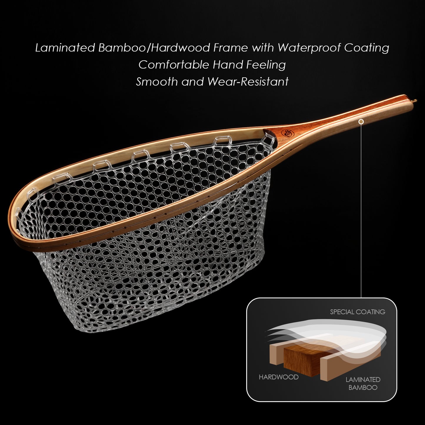 SF Fly Fishing Landing Net with Release