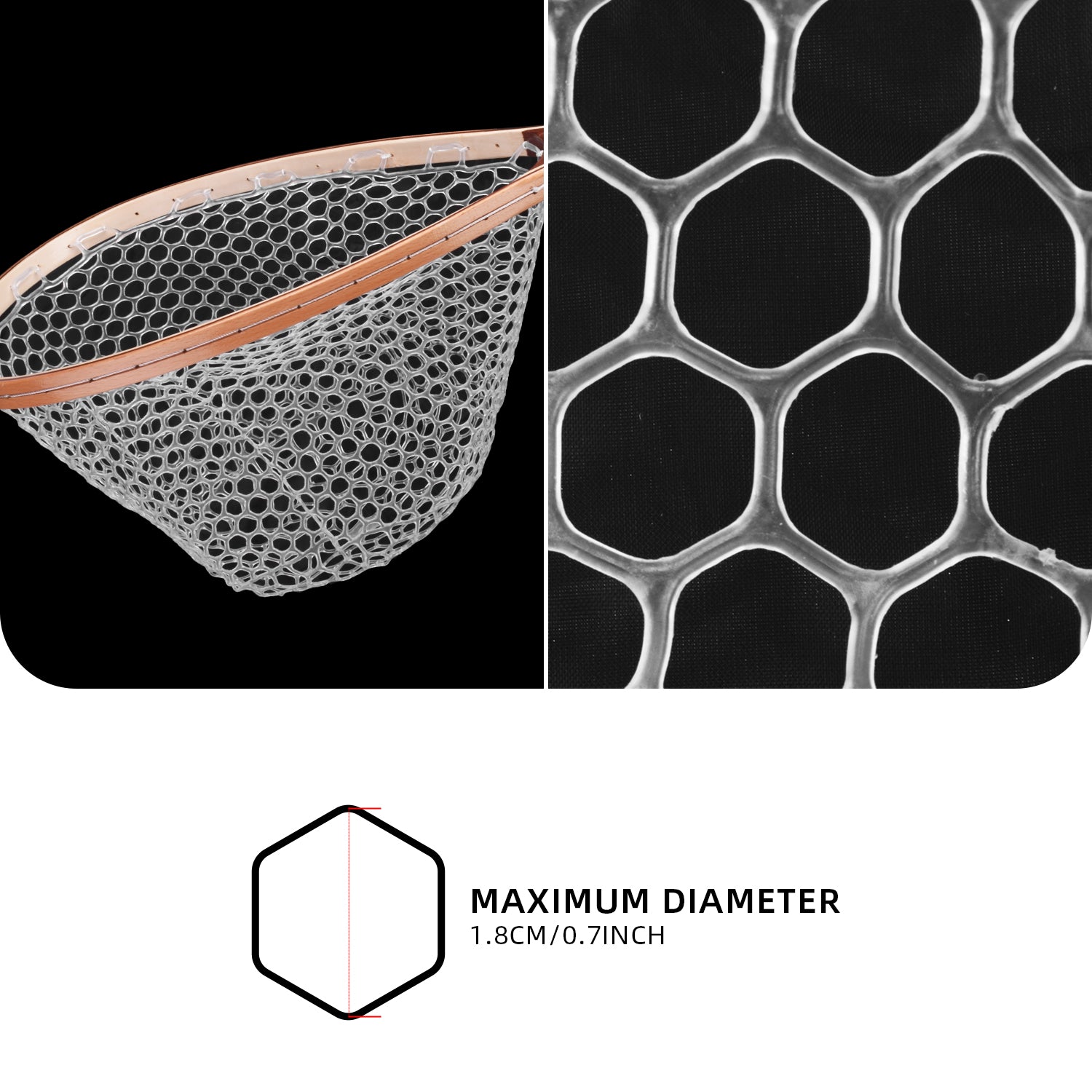 colored fishing nets SF Fly Fishing Landing Net