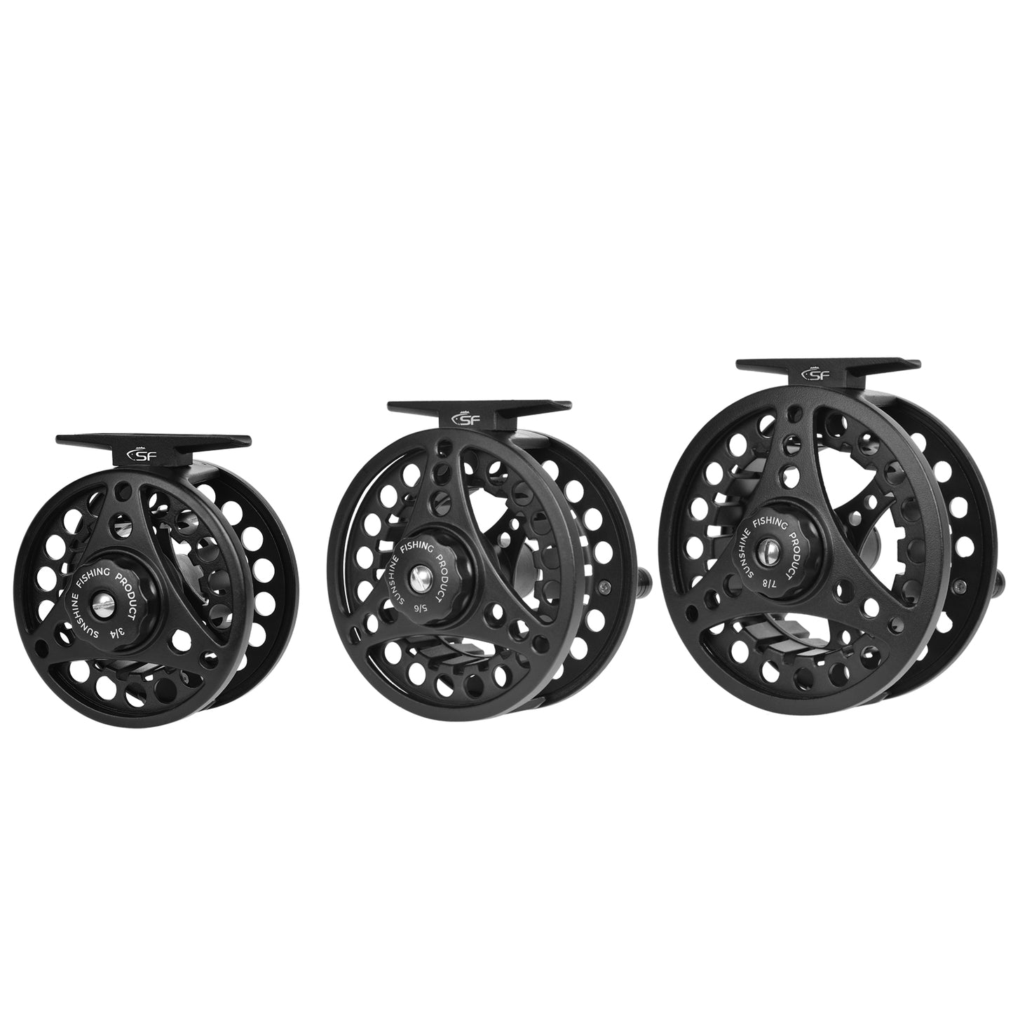 SF Large Arbor Fly Fishing Reel with Aluminum Alloy Body 3/4wt 5/6wt 7/8wt