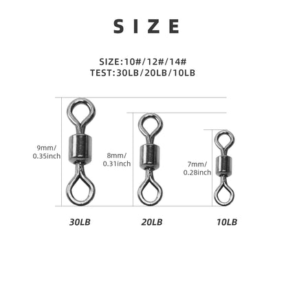 SF Fly Fishing Micro Swivels ( 25 Pcs)