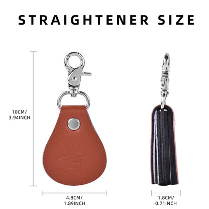 SF 3 in 1 Fly Fishing Fly line Leader Straightener and Line Cleaner with Zinger Retractor