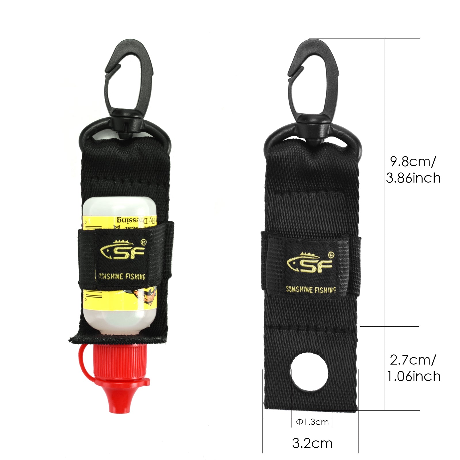 SF Fly Fishing Fly Floatant Bottle Holder-2 PCS