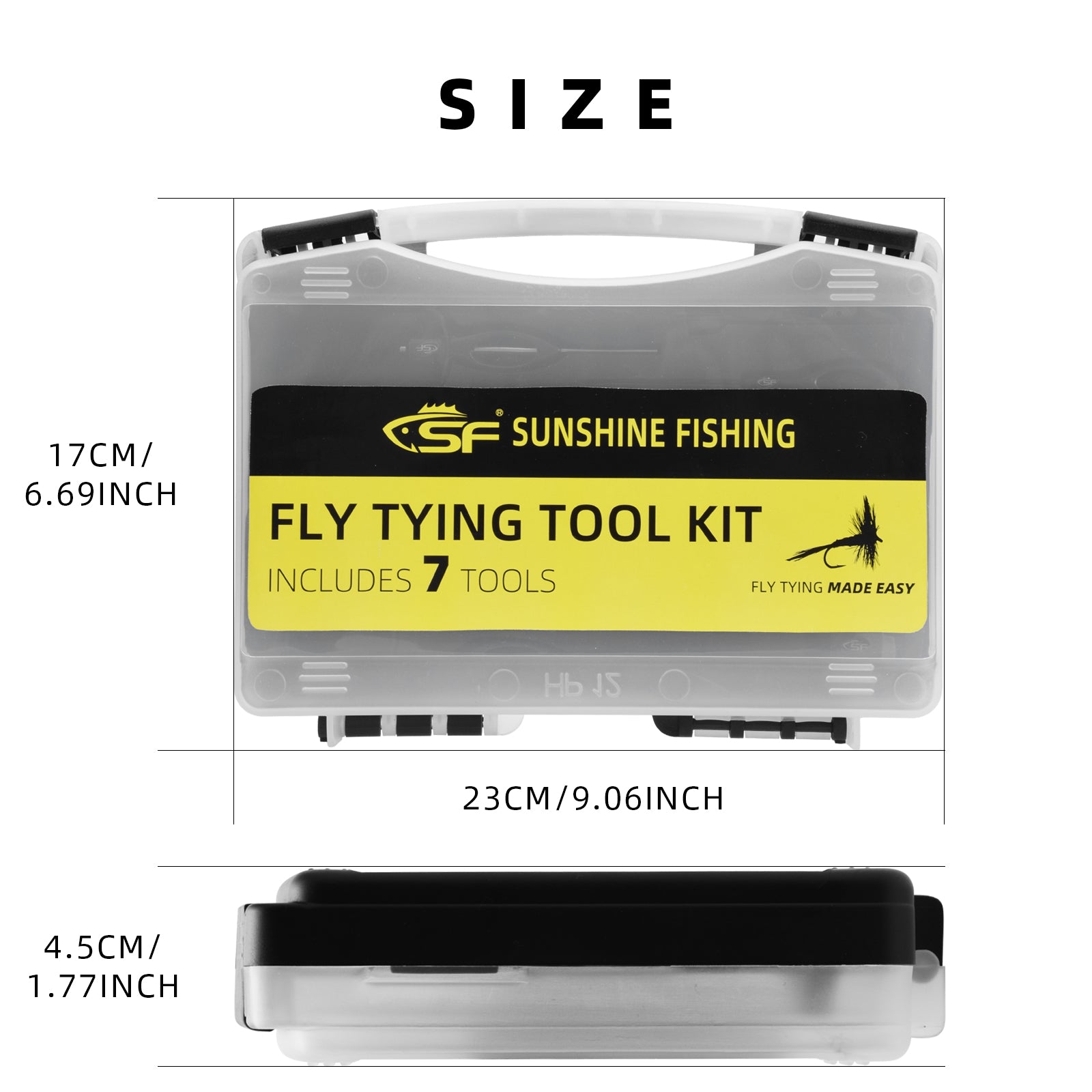 SF Standard Dry Fly Fishing Hooks with Mini Storage Box #12#14#16#18#2 –  Sunshine Fishing Store