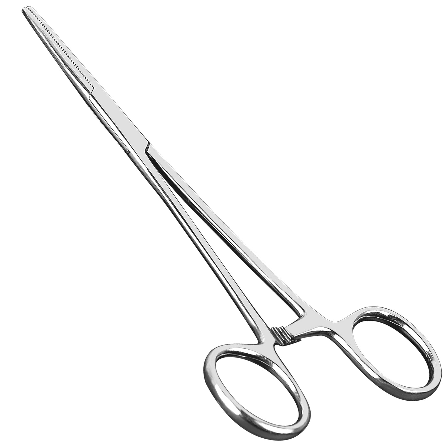 SF 6.3inch Fishing Hook Remover Fly Fishing Forceps Silver Straight Stainless Steal