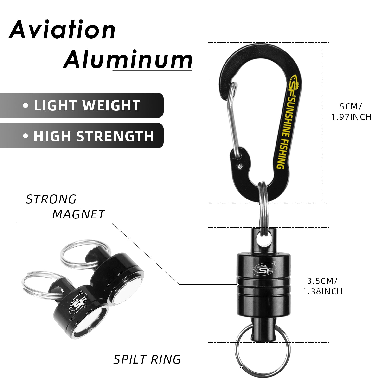 SF Magnetic Net Release Magnet Clip Holder Retractor
