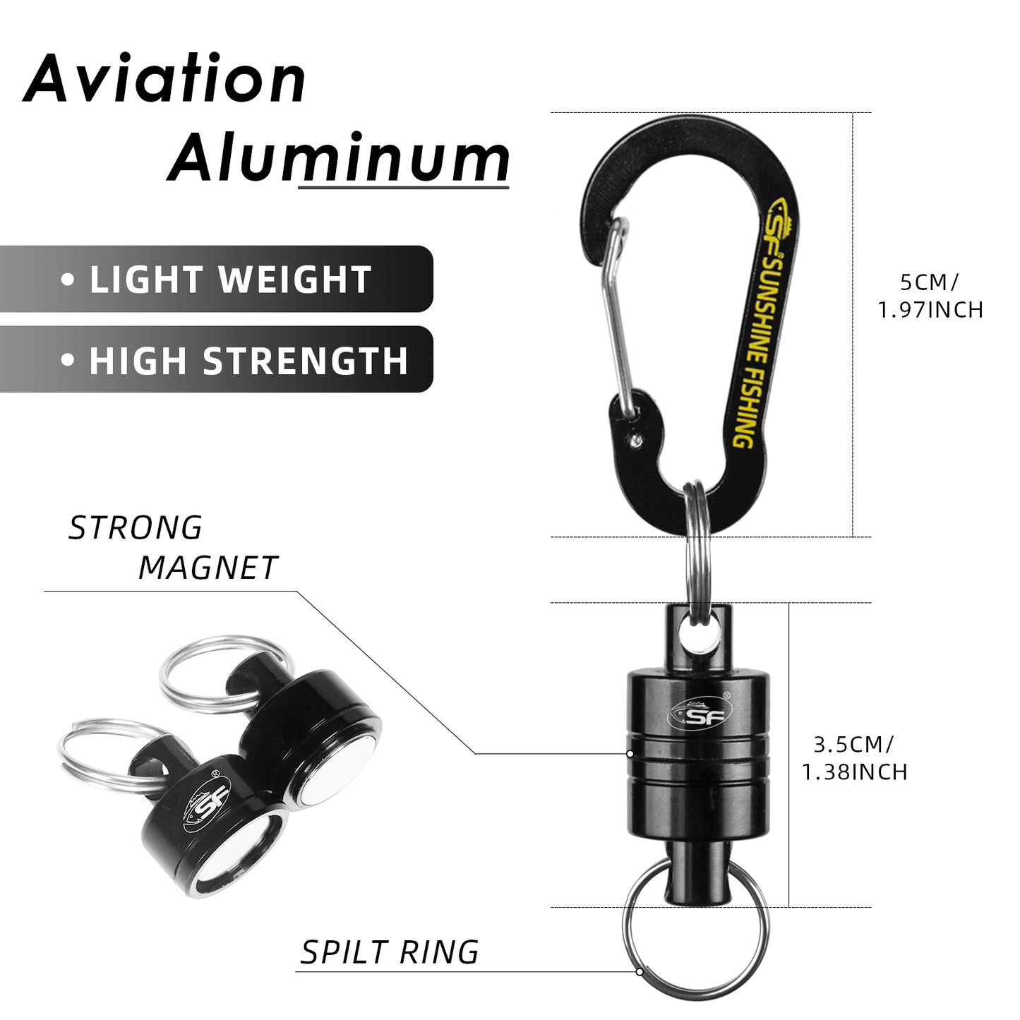 SF Magnetic Net Release Magnet Clip Holder Retractor