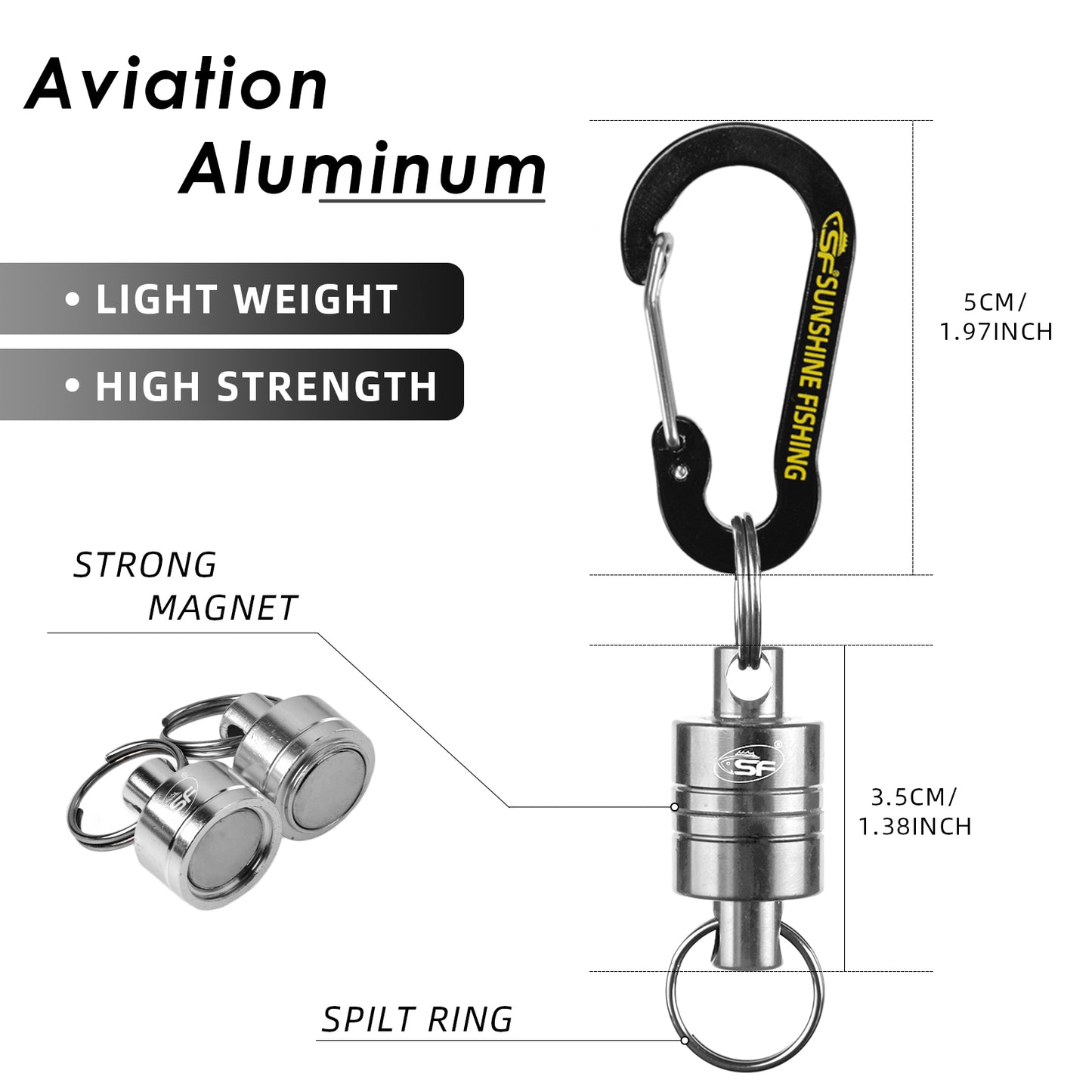 SF Magnetic Net Release Magnet Clip Holder Retractor