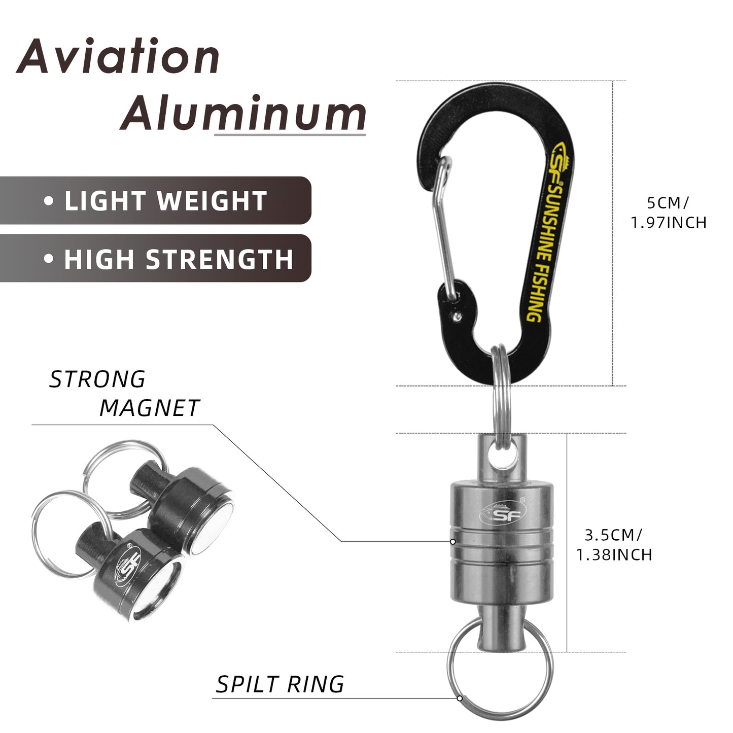 SF Magnetic Net Release Magnet Clip Holder Retractor