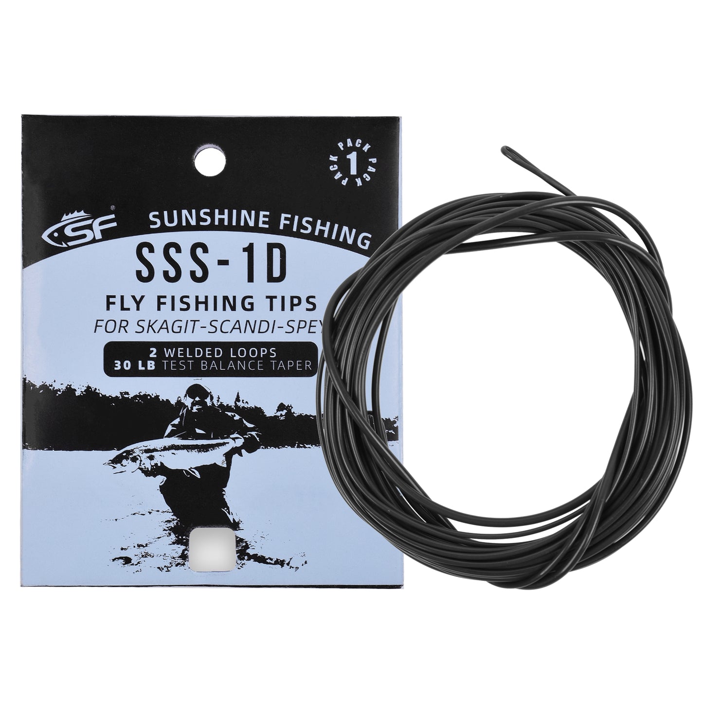 SF Skagit Tips Scandi 1D with 2 Welded Loops 10/12/15FT  (90/110/125GR)