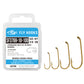 SF Standard Wet and Nymph Hooks with Pproat Bend with Mini Storage Box #10#12#14#16 100Pcs