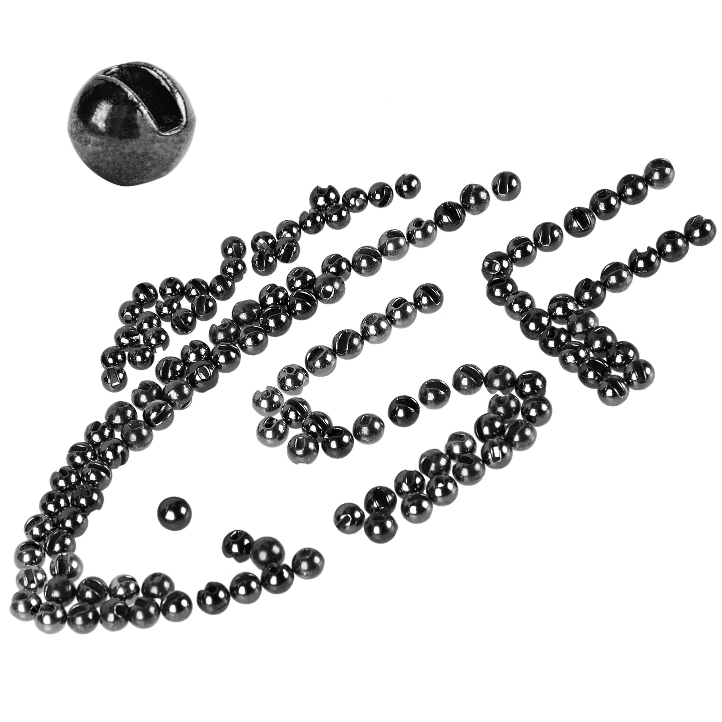 SF Slotted Tungsten Beads Head Eyes (25 pieces/pack)