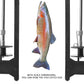 SF Ice Fishing Tip-Up Foldable with Orange Pole Flags Ice Fishing Accessories 2Pcs