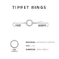 SF Lightweight Tippet Rings 2mm 25LB 2.5mm 40LB